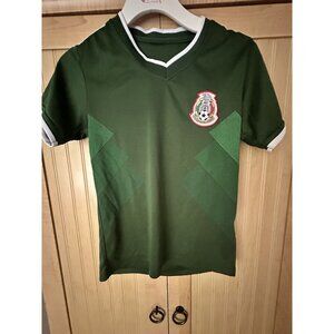 Mexico Soccer Team Jersey Boys XL 14/16 Green National Team Football Shirt